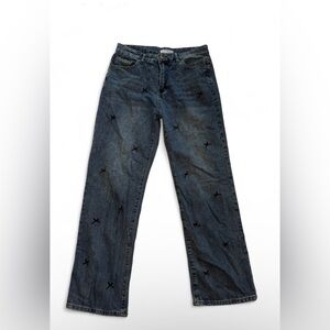 Jeans with ribbon Bow on them 🌀